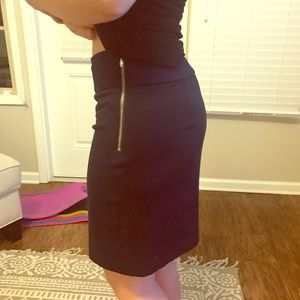 Banana Republic Navy Stretch Pencil Skirt Size2